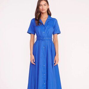 NEW STAUD MILLIE DRESS LAPIS